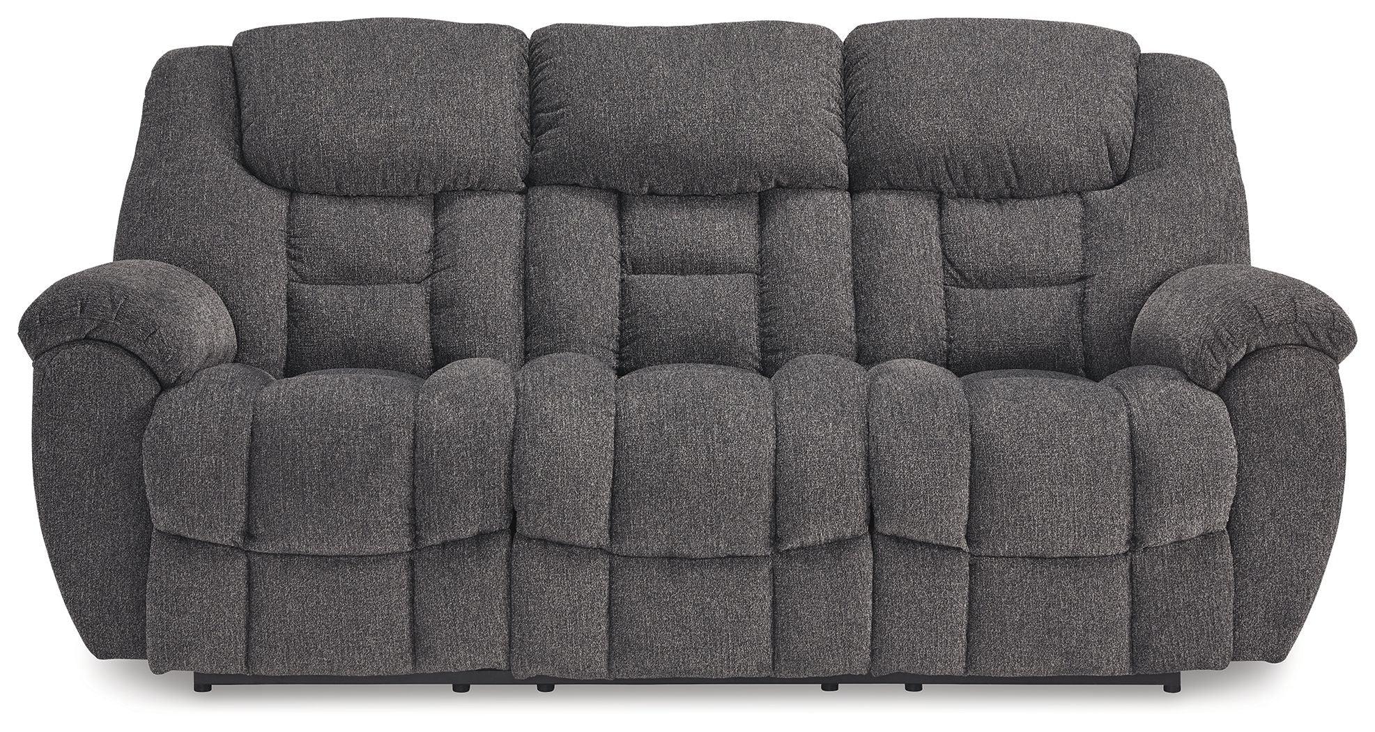 Foreside - Reclining Sofa - Charcoal - Image 2