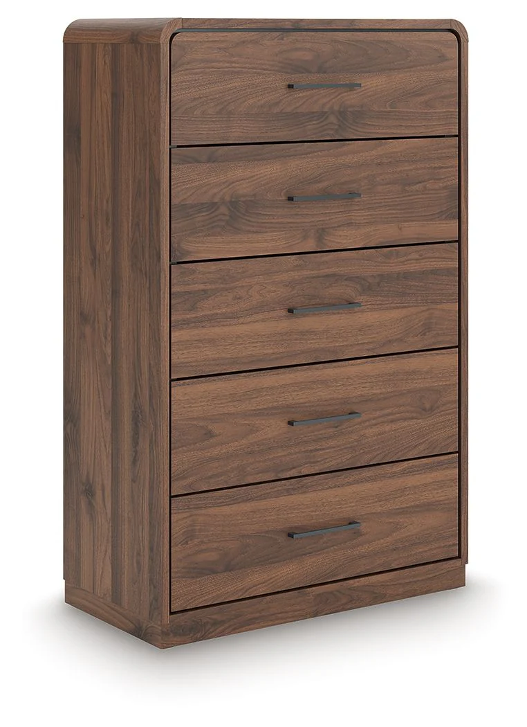 Fortlorn - Five Drawer Chest - Walnut Brown - Image 7
