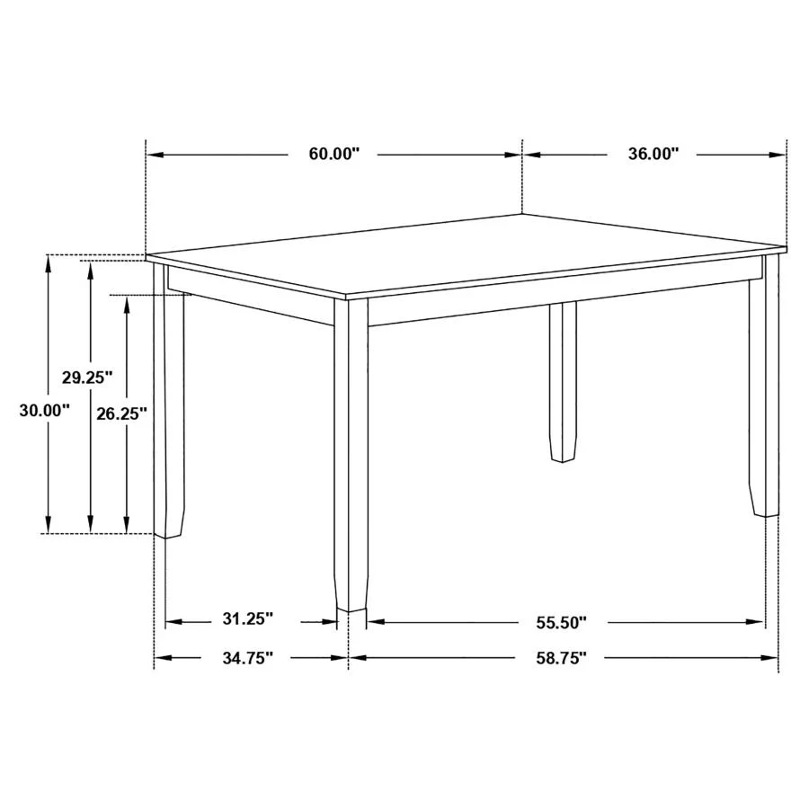 Fortress - 7 Piece Rectangular Dining Set - Vintage Vanilla - Image 15