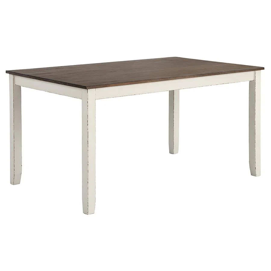 Fortress - 7 Piece Rectangular Dining Set - Vintage Vanilla - Image 3