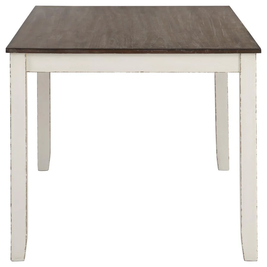 Fortress - 7 Piece Rectangular Dining Set - Vintage Vanilla - Image 5