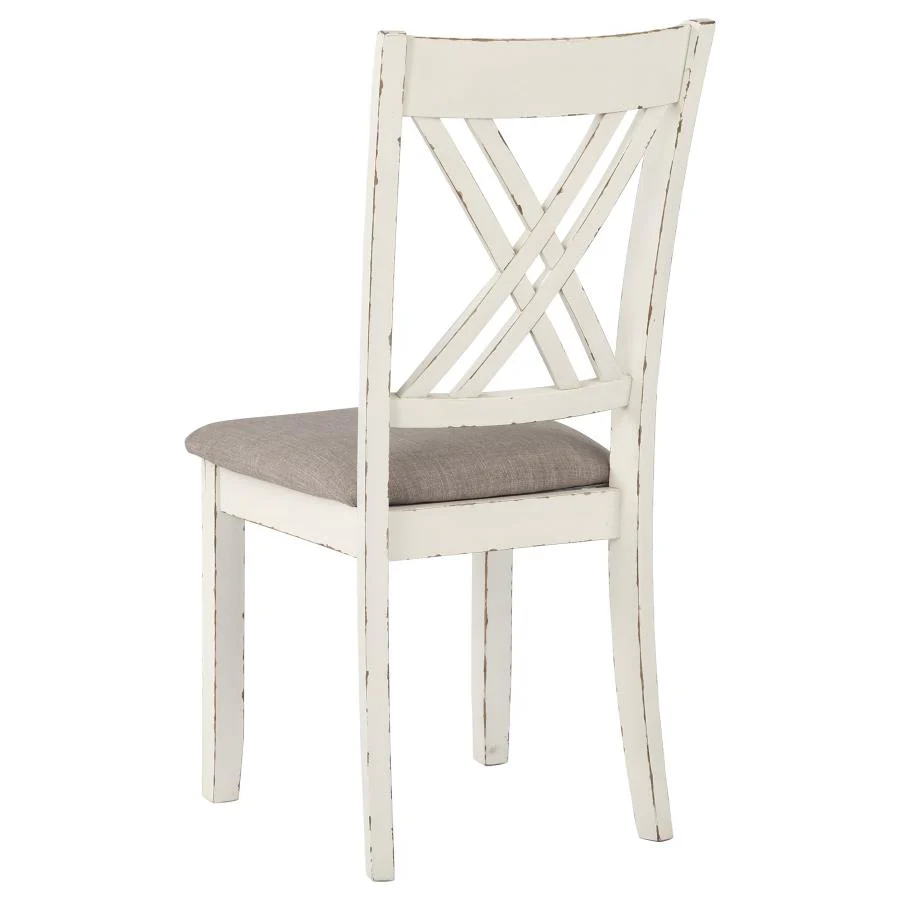 Fortress - 7 Piece Rectangular Dining Set - Vintage Vanilla - Image 9