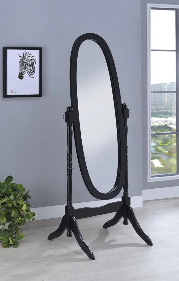 Foyet - Wood Adjustable Length Cheval Mirror - Image 5