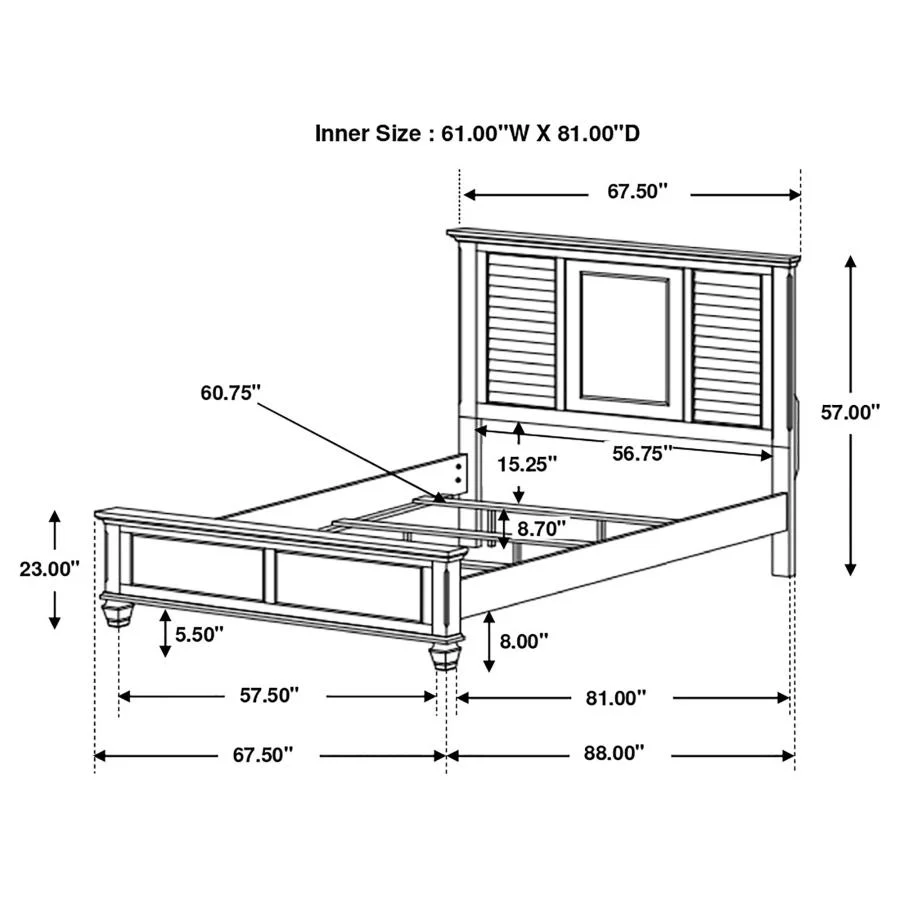 Franco - Wood Panel Bed - Image 15