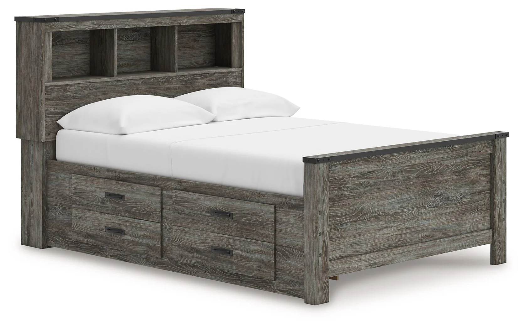 Frandern - Bookcase Panel Bed - Image 2