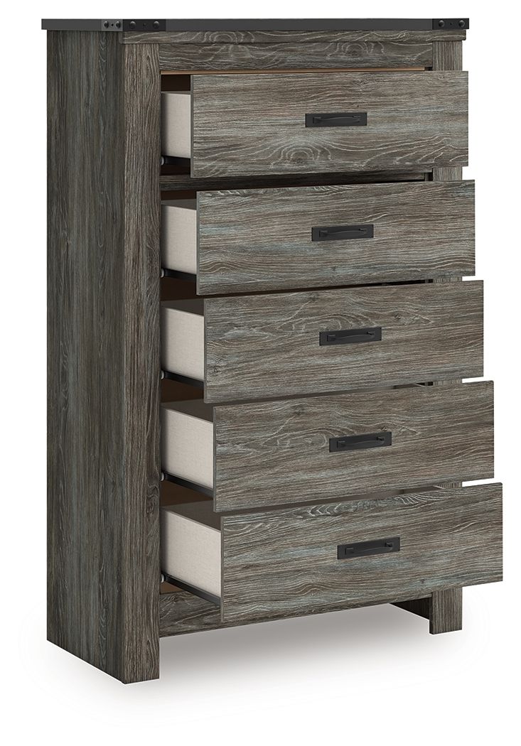 Frandern - Bookcase Panel Bedroom Set - Image 5