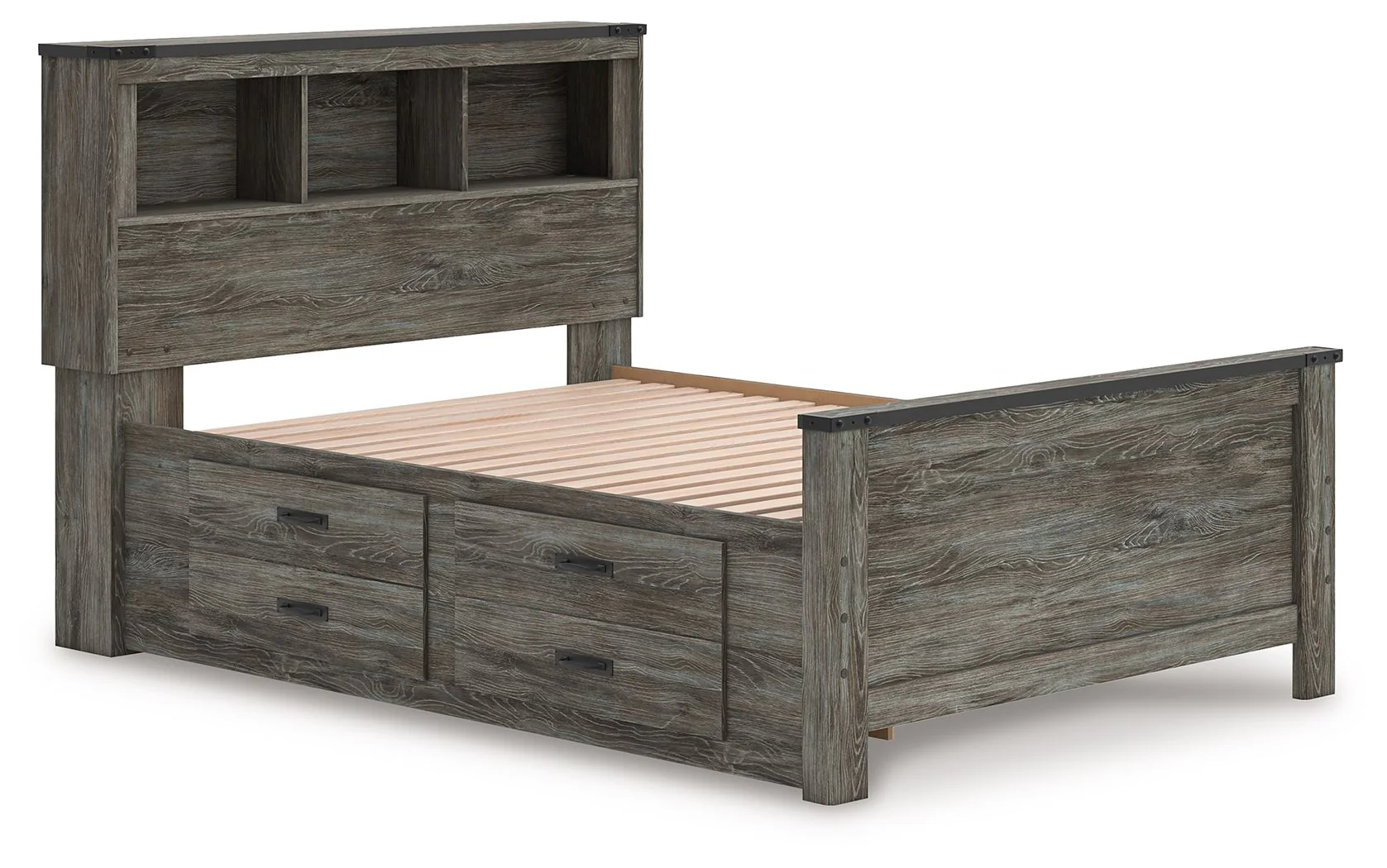 Frandern - Bookcase Panel Bedroom Set With Storage - Image 10