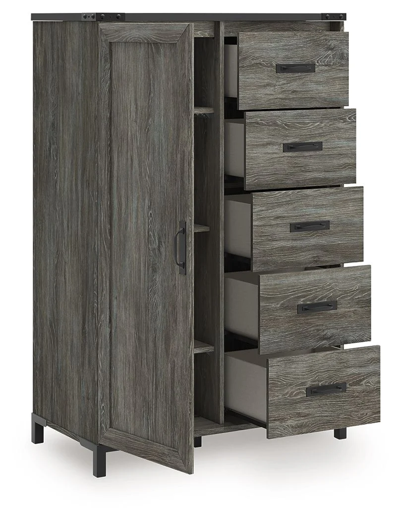 Frandern - Bookcase Panel Bedroom Set With Storage - Image 11