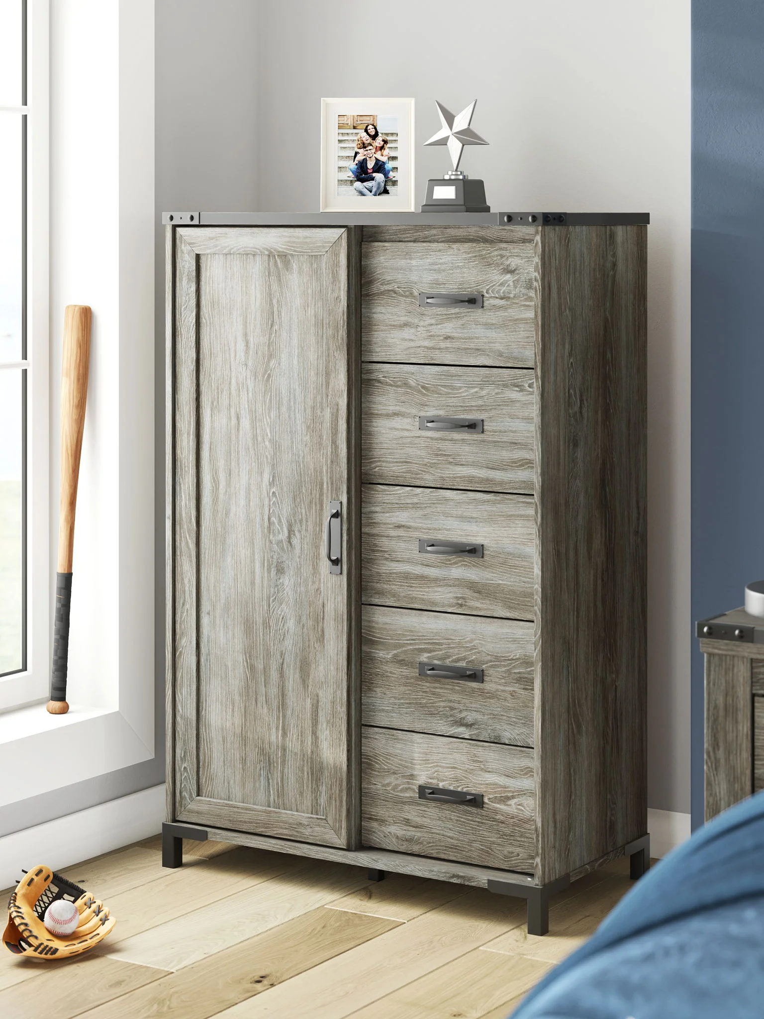 Frandern - Dressing Chest - Gray - Image 9