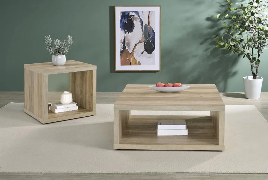 Frisco - Square Engineered Wood Coffee Table - Image 17