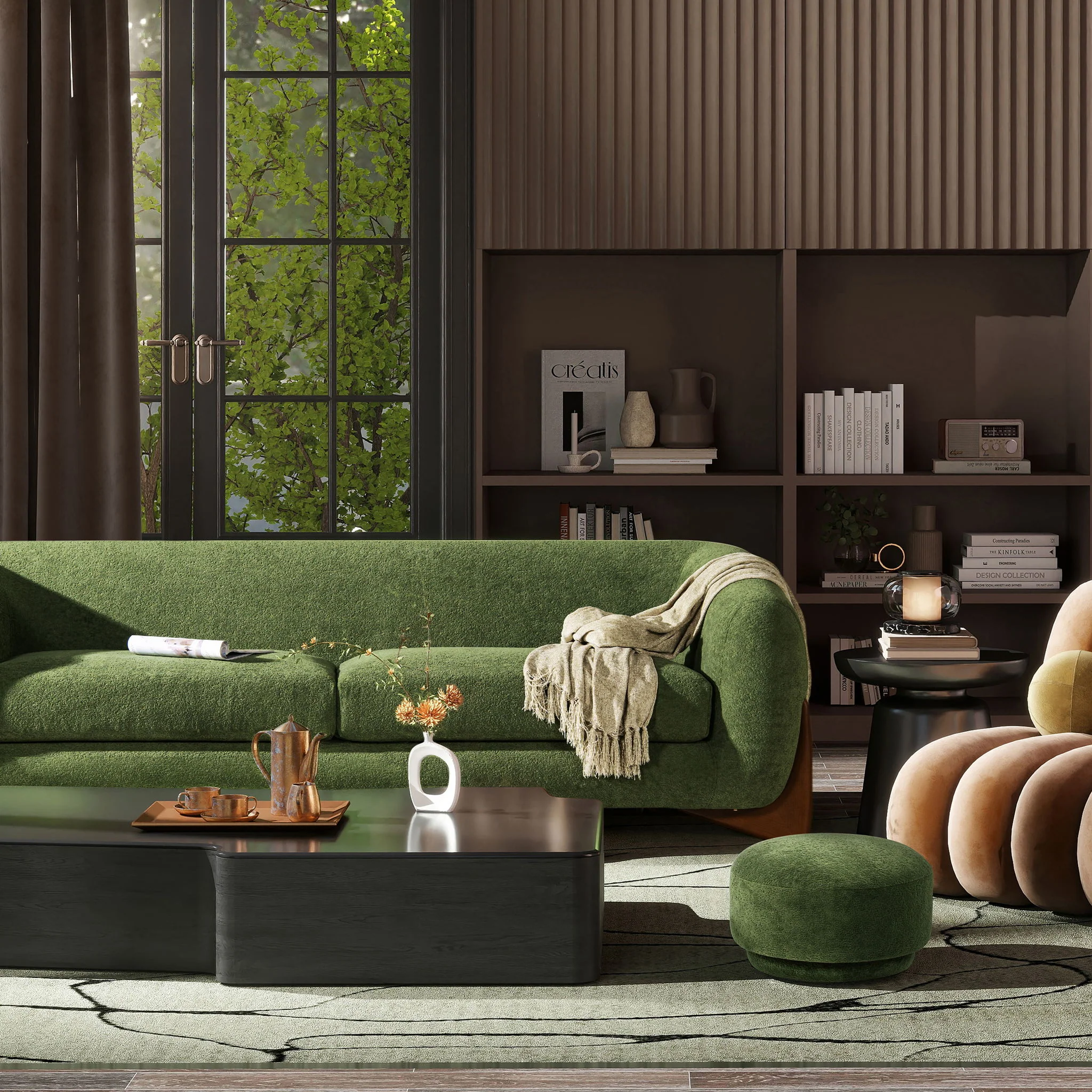 Fuji - Mushroom Footstool Ottoman - Image 28