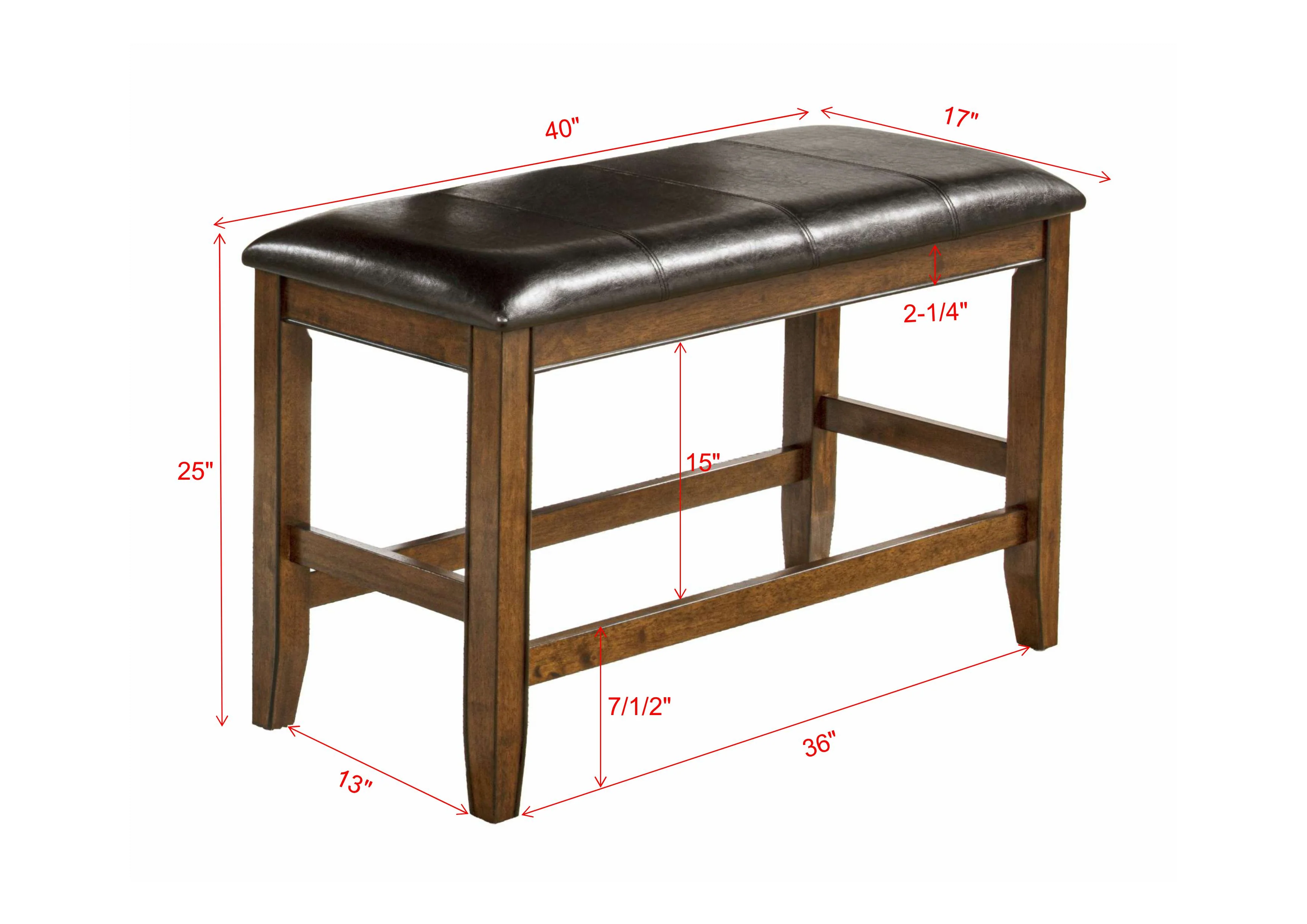 Fulton Counter Height Bench - Image 2