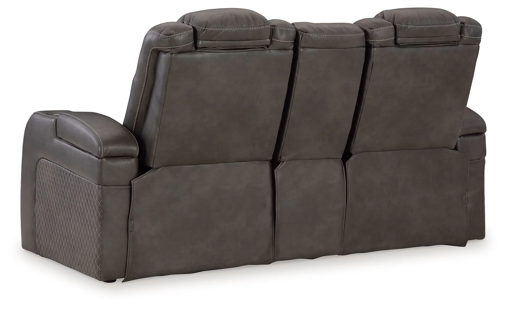 Fyne-dyme - Power Reclining Loveseat With Console/Adj Hdrst - Image 11