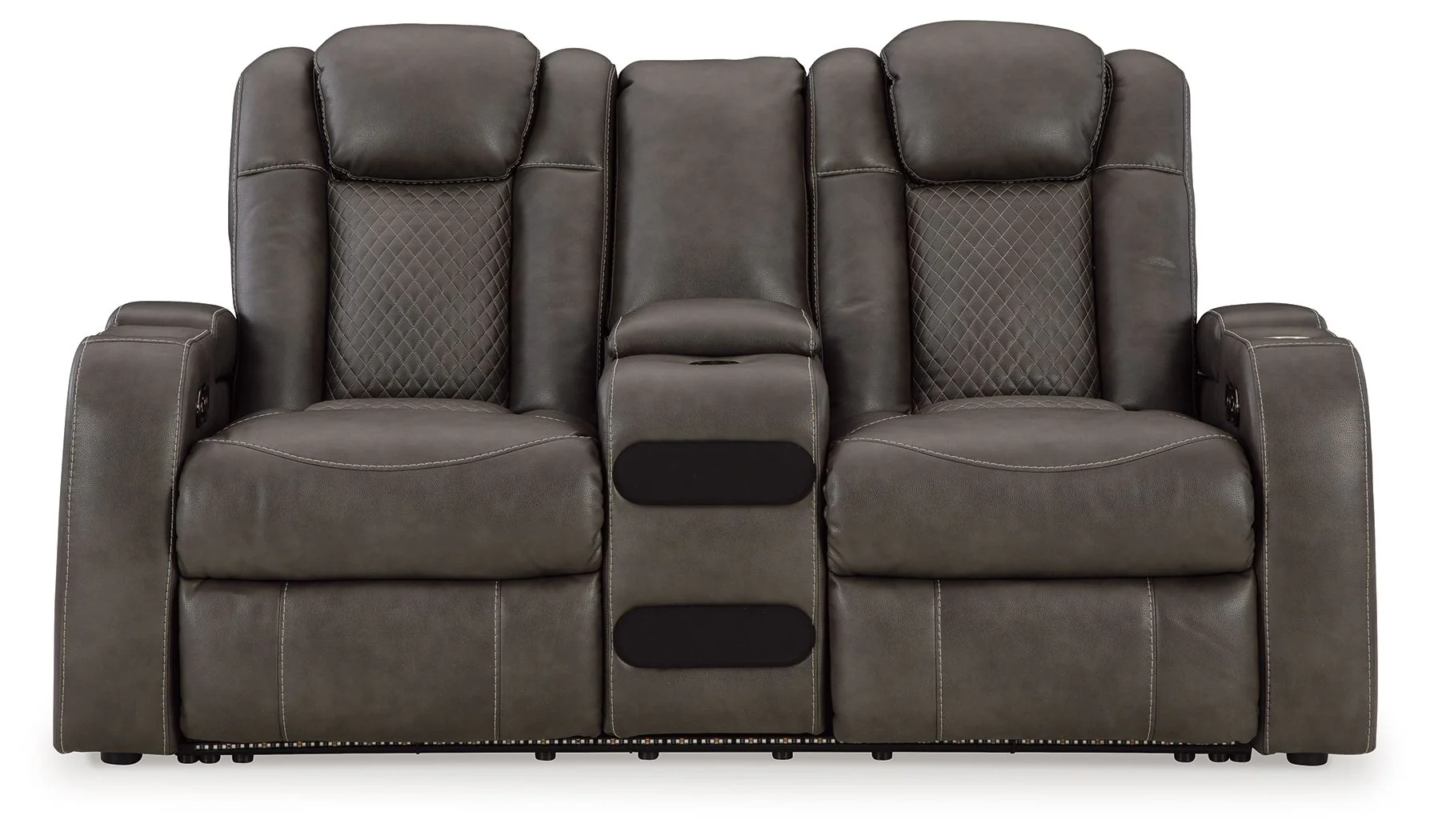 Fyne-dyme - Power Reclining Loveseat With Console/Adj Hdrst - Image 18