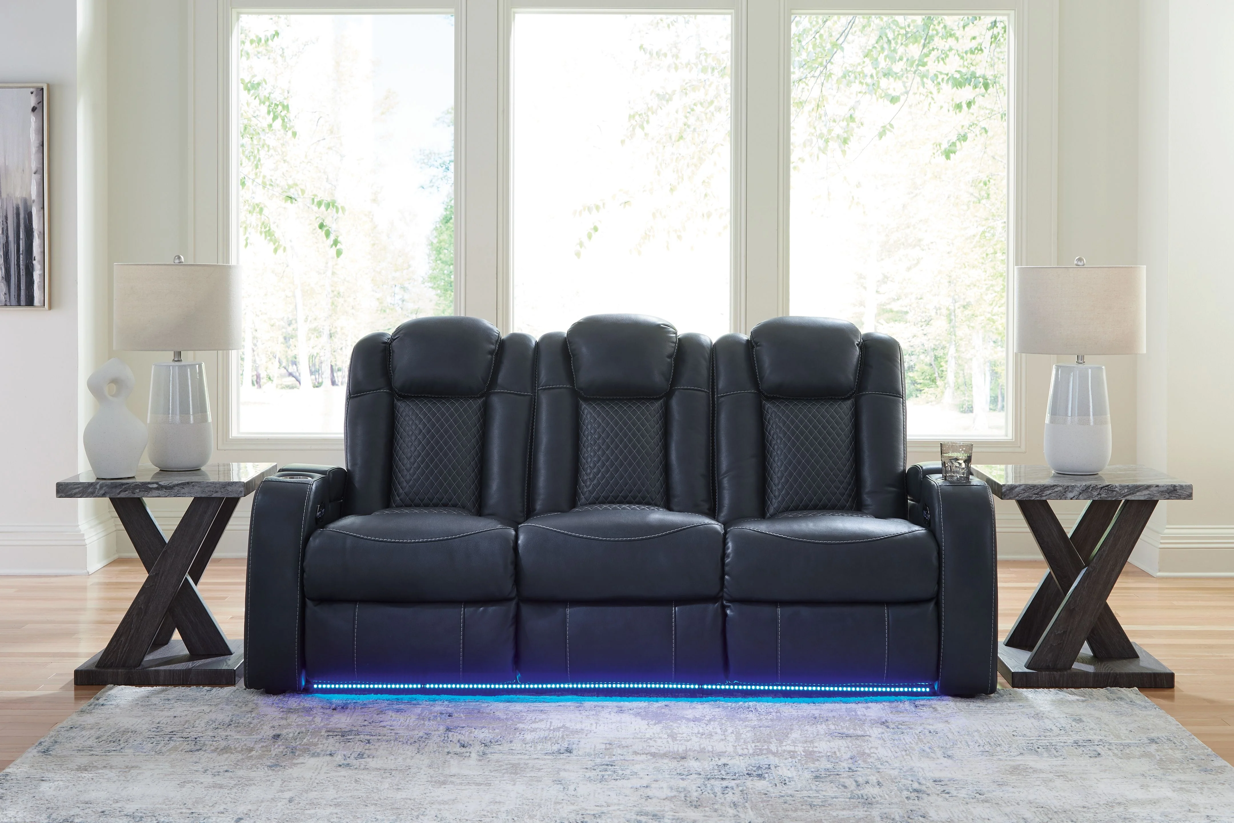 Fyne-dyme - Power Reclining Sofa With Adj Headrest - Image 11