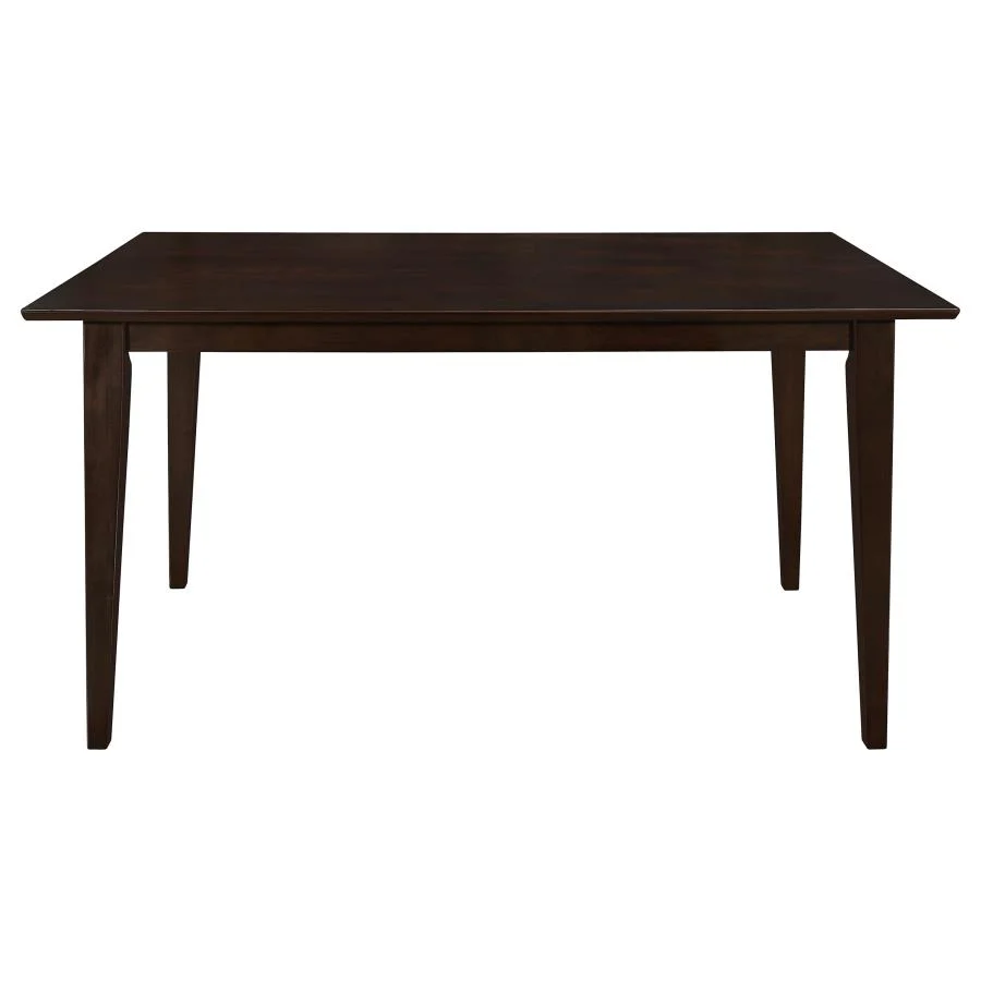Gabriel - 5 Piece 59" Rectangular Dining Set - Cappuccino - Image 4
