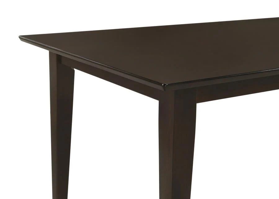 Gabriel - 5 Piece Rectangular 59" Dining Set - Cappuccino - Image 7