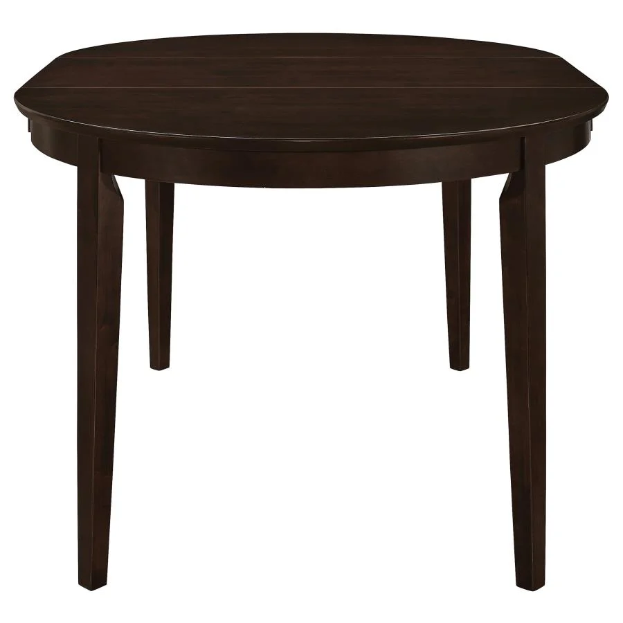 Gabriel - Oval Extension Leaf Dining Table - Cappuccino - Image 4