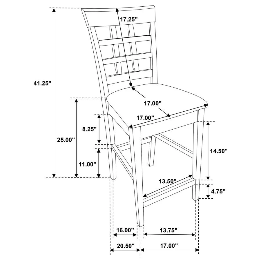 Gabriel - Square Counter Dining Room Set - Image 36