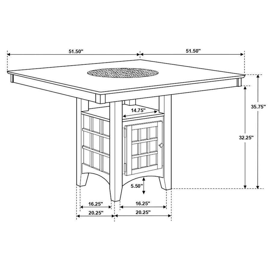 Gabriel - Square Counter Height Dining Set - Image 36