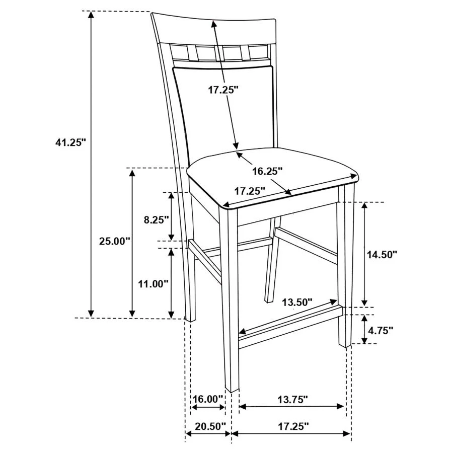 Gabriel - Square Counter Height Dining Set - Image 38