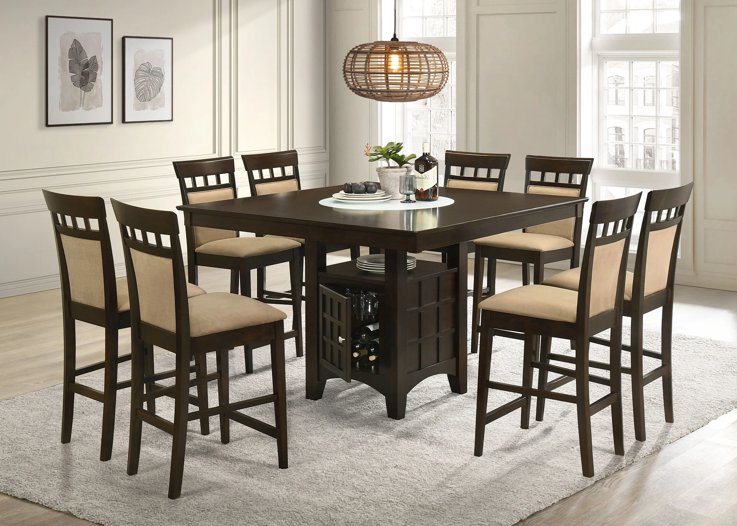 Gabriel - Square Counter Height Dining Set - Image 41