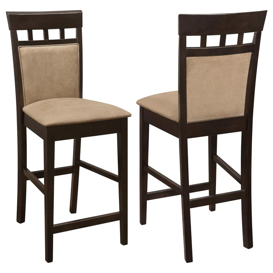 Gabriel - Closed Back Counter Chair (Set of 2) - Cappuccino