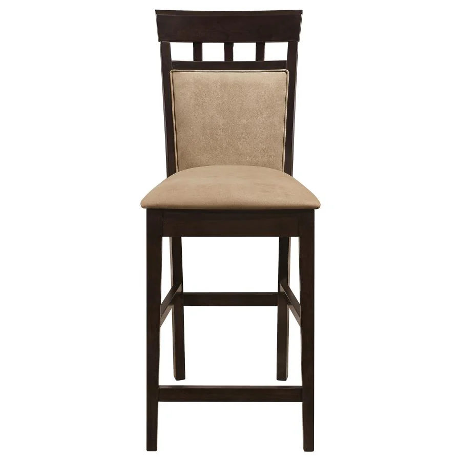 Gabriel - Closed Back Counter Chair (Set of 2) - Cappuccino - Image 4