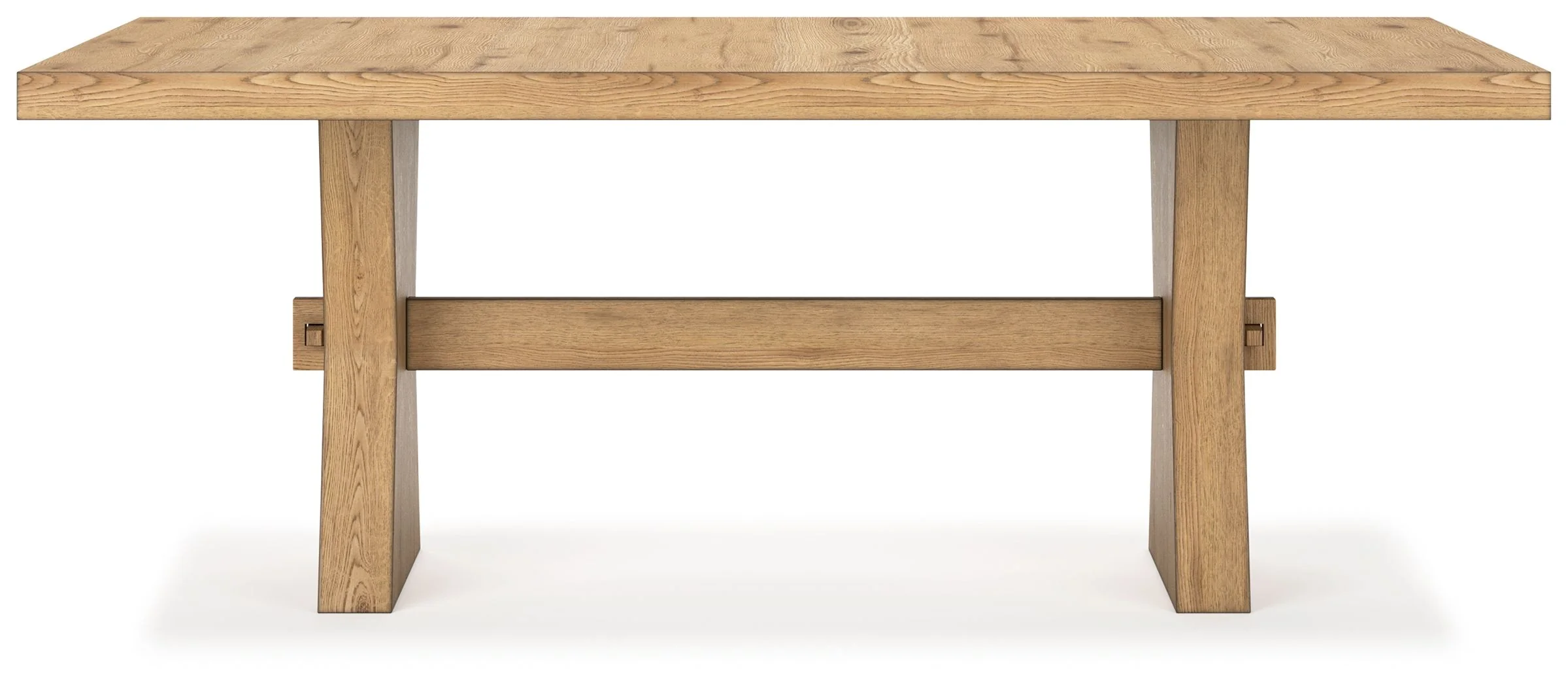 Galliden - Rectangular Dining Room Table - Light Brown - Image 6
