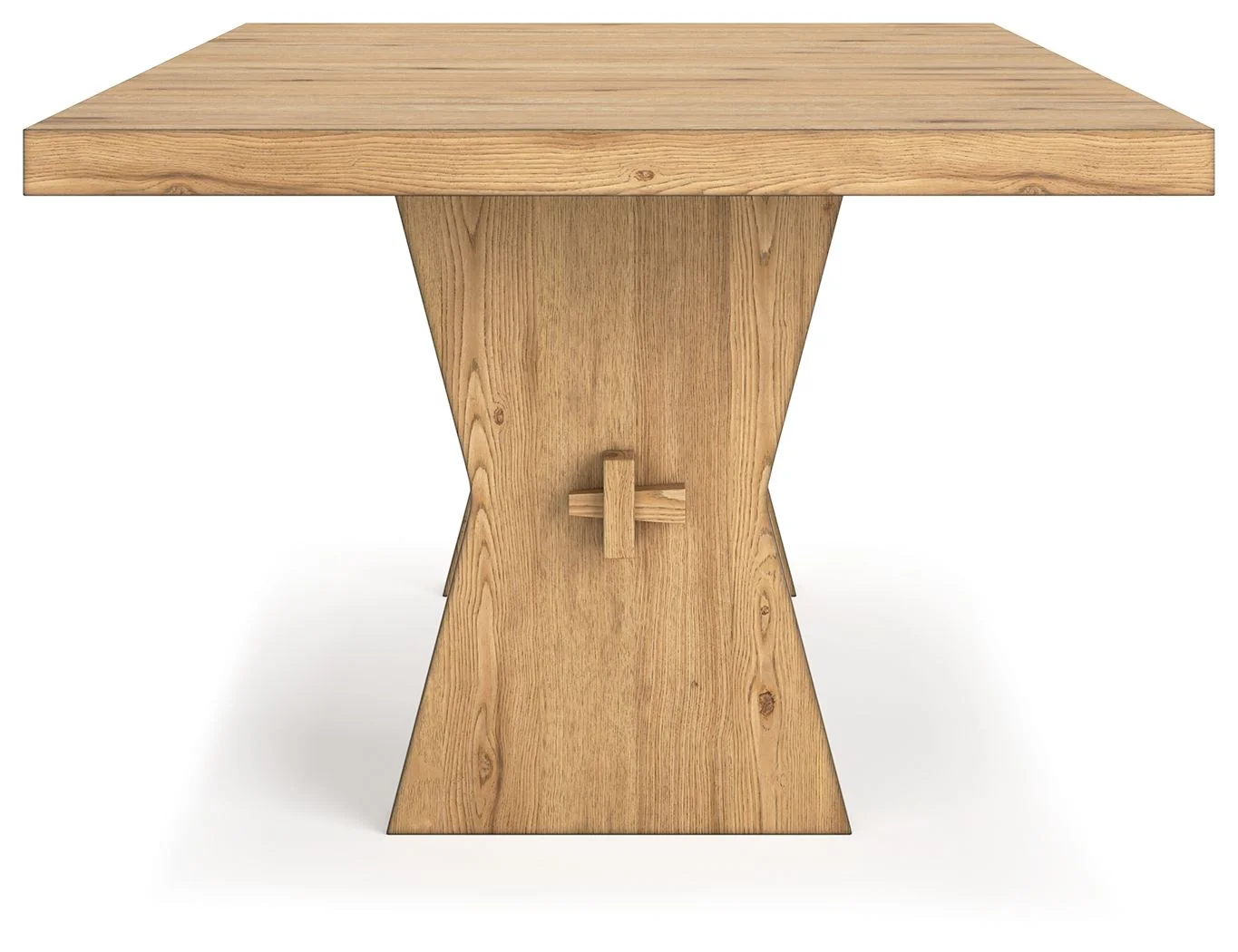 Galliden - Rectangular Dining Room Table - Light Brown - Image 8