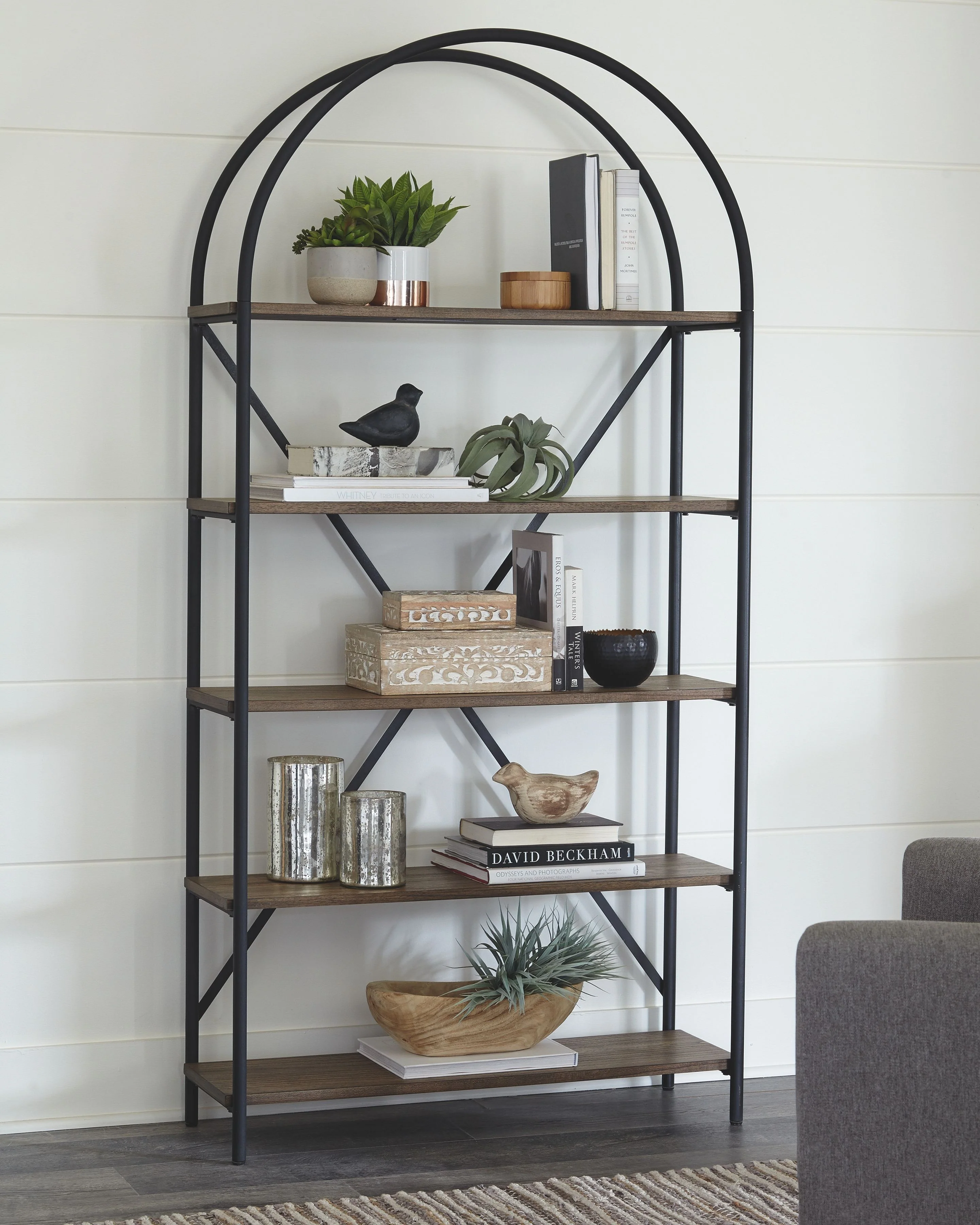Galtbury - Bookcase - Brown / Black - Image 2