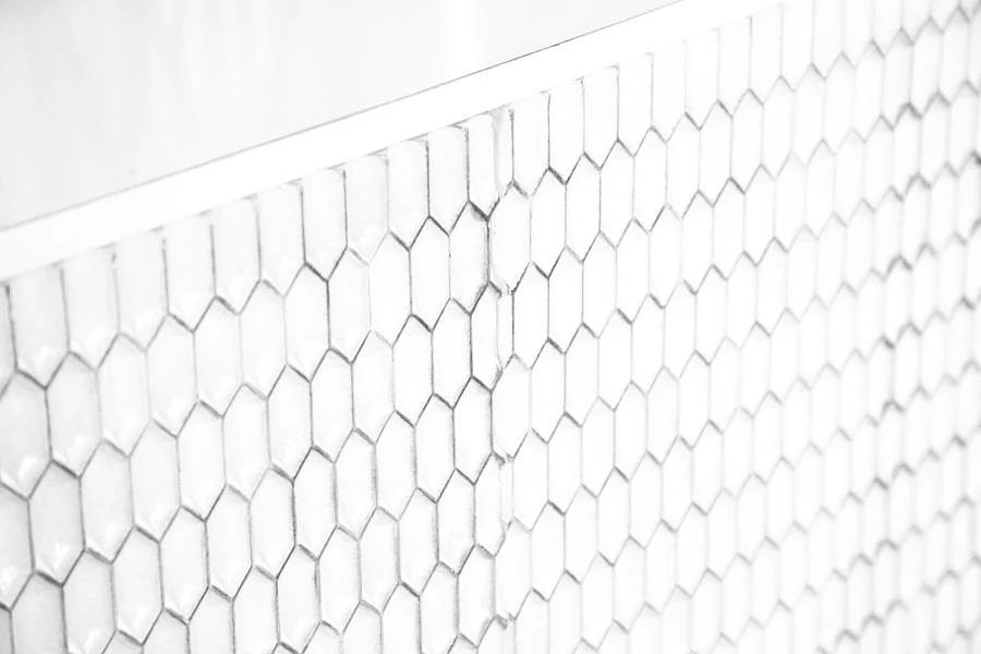 Gambon - 2 Door Wood Honeycomb Pattern Accent Cabinet - White - Image 10