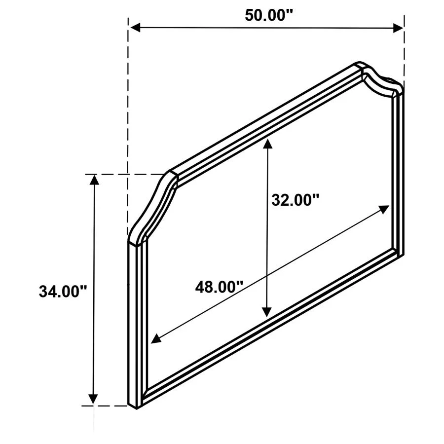 Garland - Dresser Mirror - Brown Cherry - Image 5