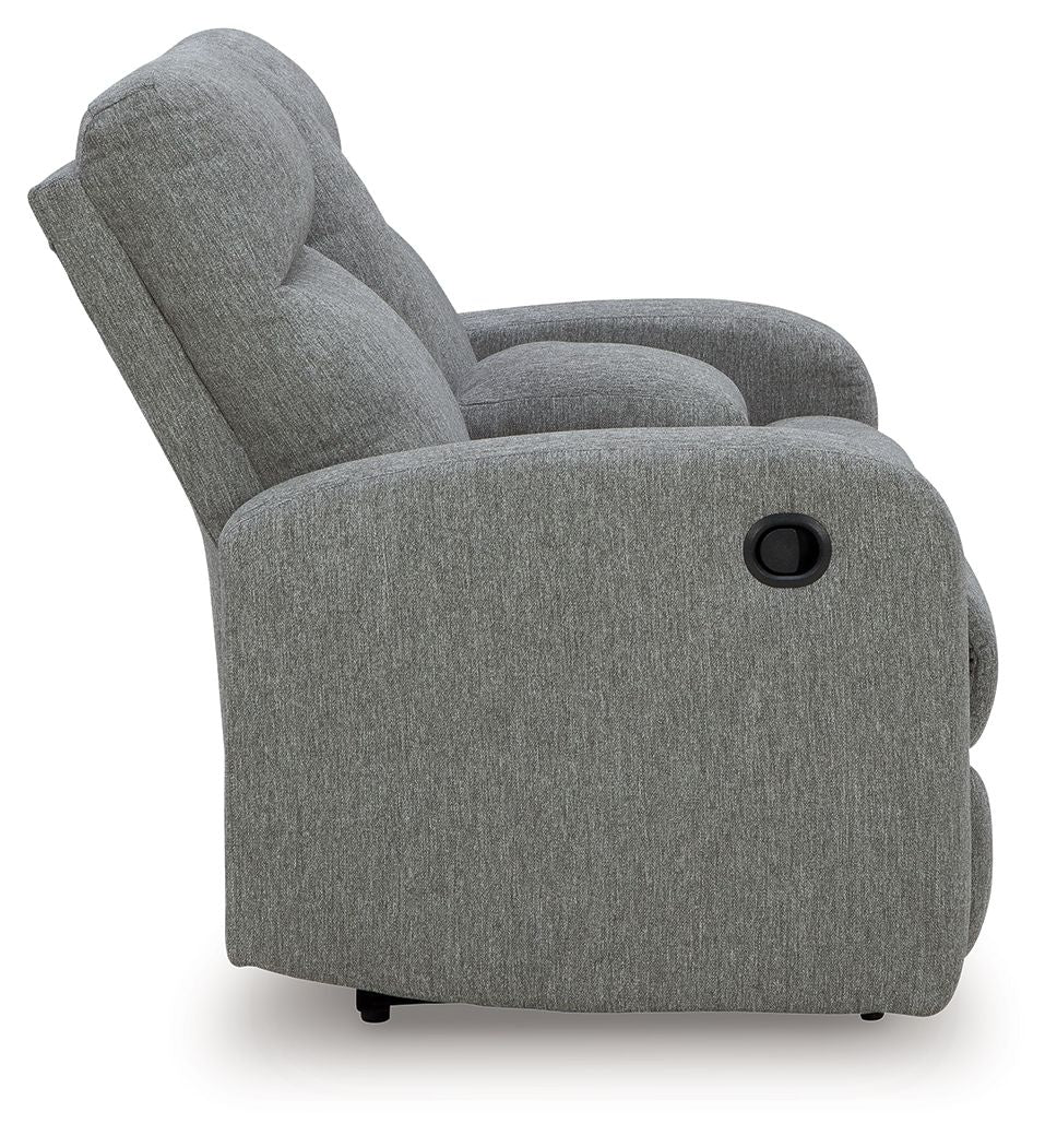Gauntlet - Double Recline Loveseat With Console - Sterling - Image 4