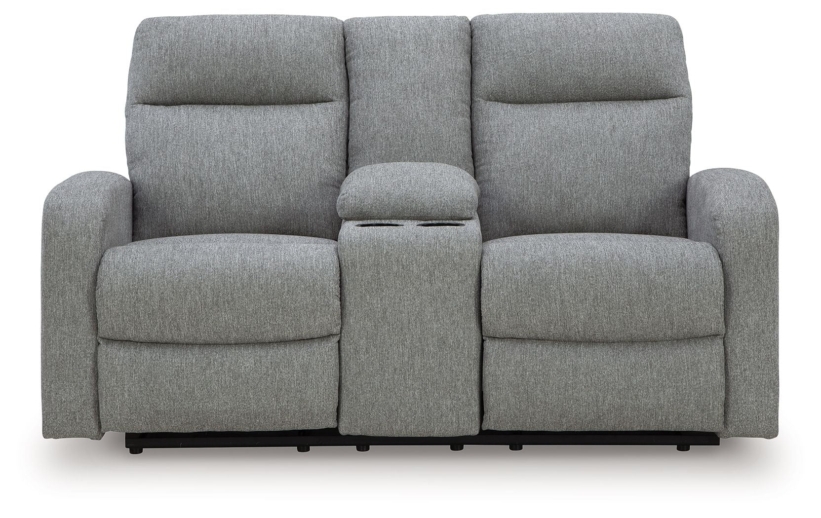 Gauntlet - Double Recline Loveseat With Console - Sterling - Image 9