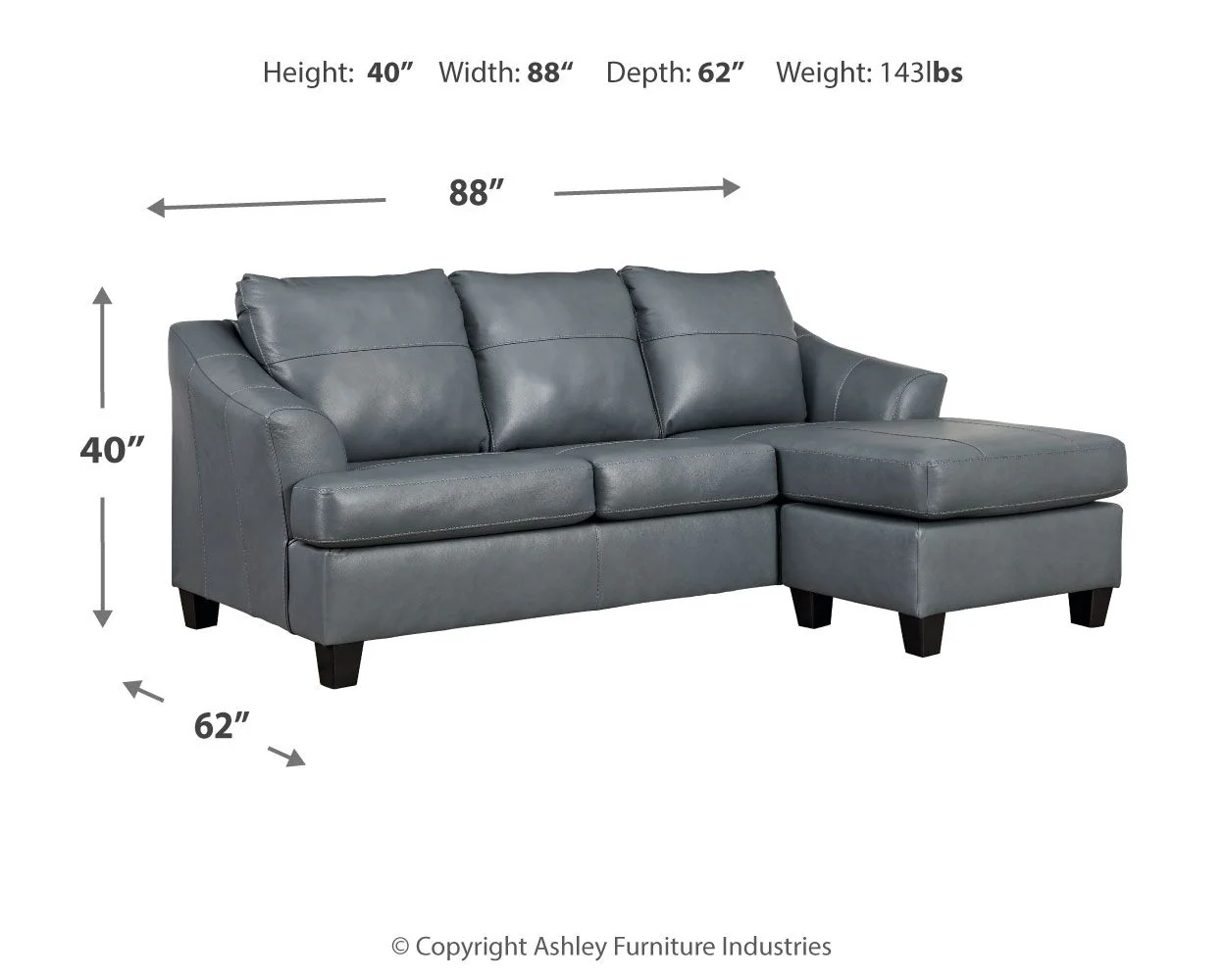 Genoa - Sofa Chaise - Image 9