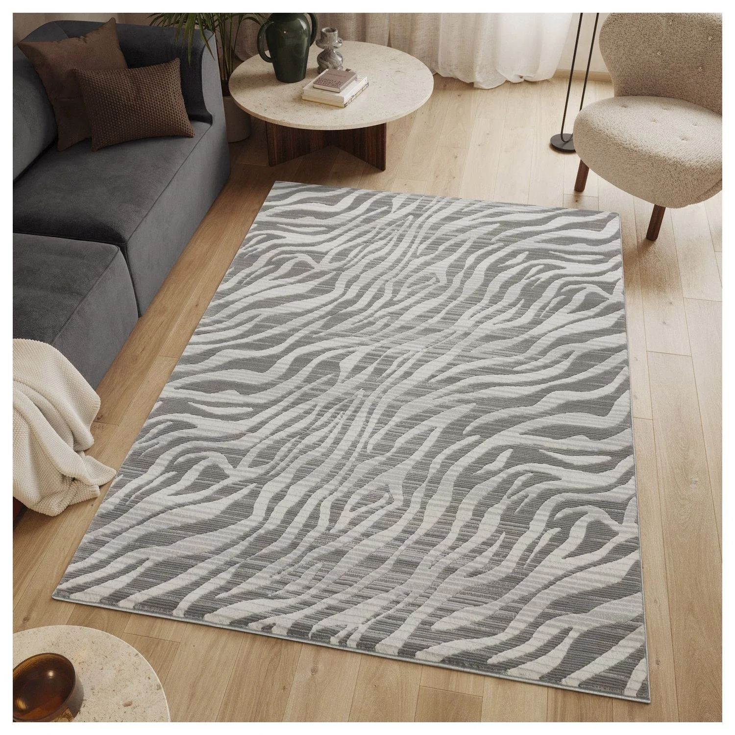 Geometrix - Contemporary Rug With Geometric 3D Effect - Image 4