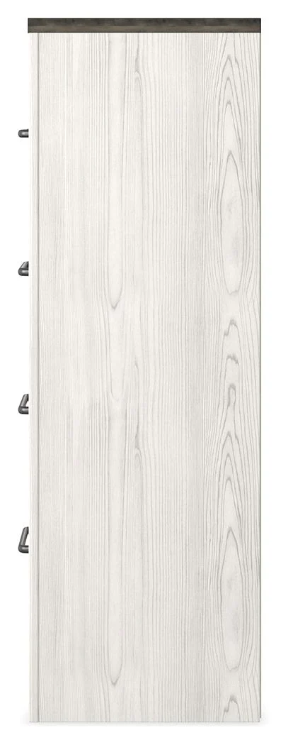 Gerridan - Four Drawer Chest - White / Gray - Image 7