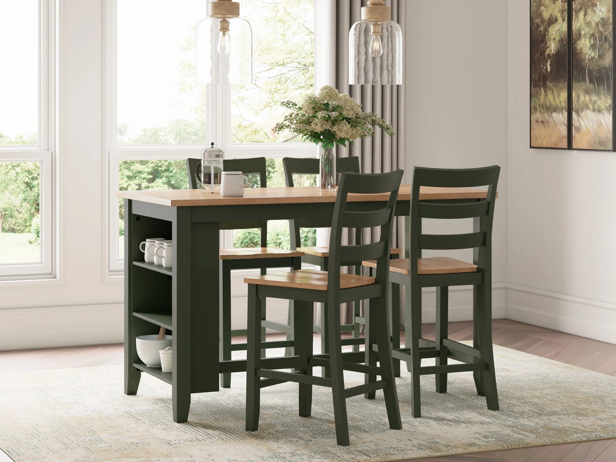 Gesthaven - Rectangular Dining Room Counter Table - Image 29