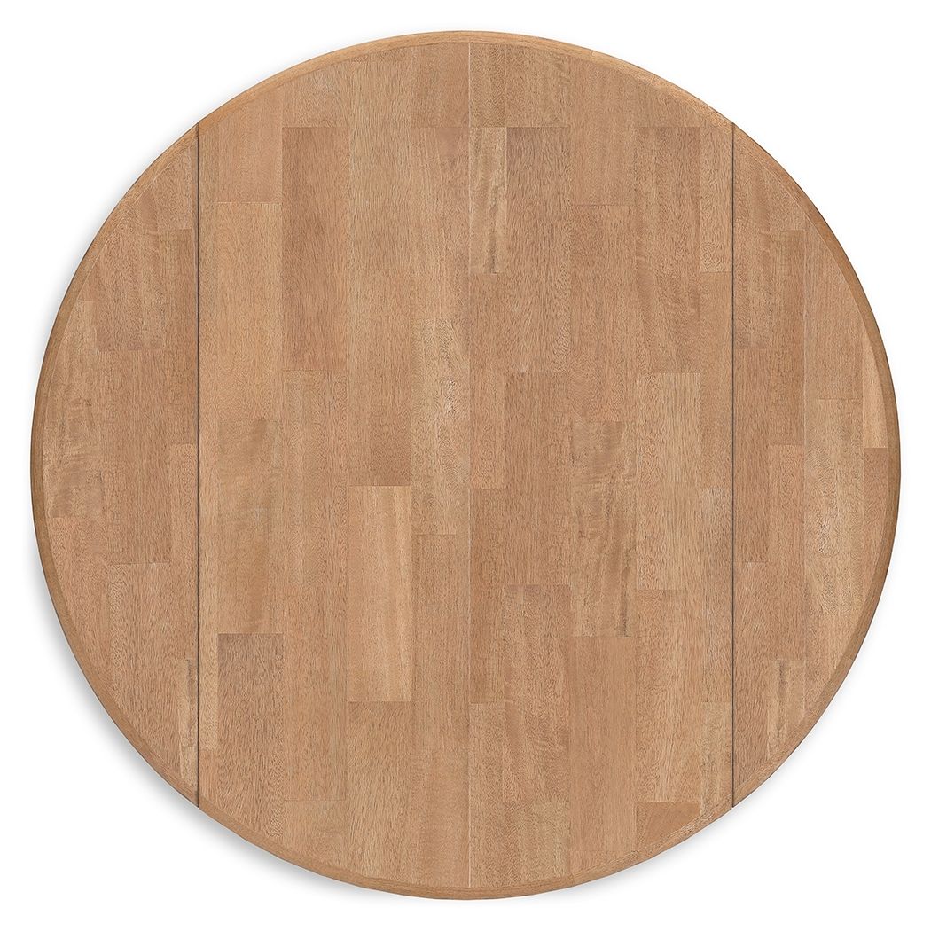 Gesthaven - Round Dining Room Drop Leaf Table - Image 11