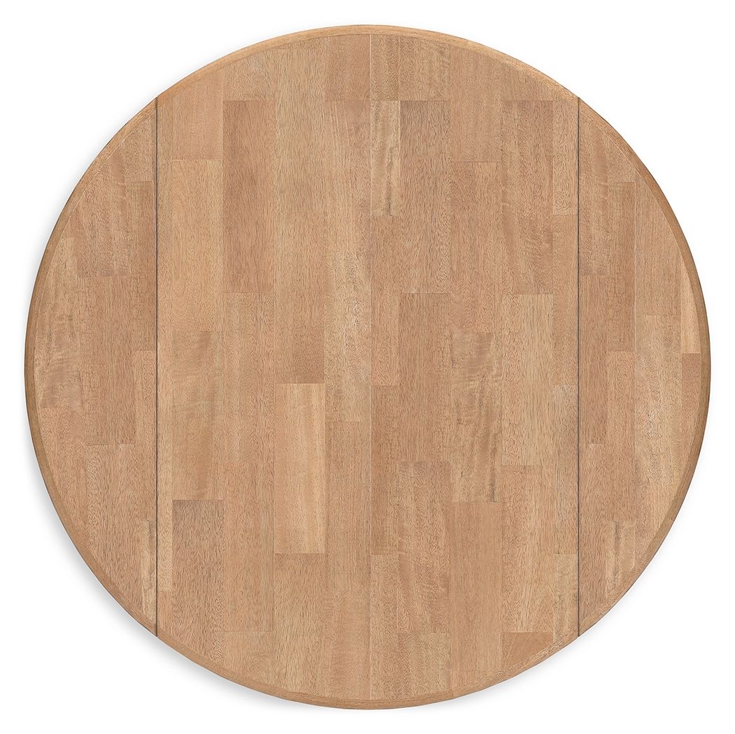 Gesthaven - Round Dining Room Drop Leaf Table - Image 14