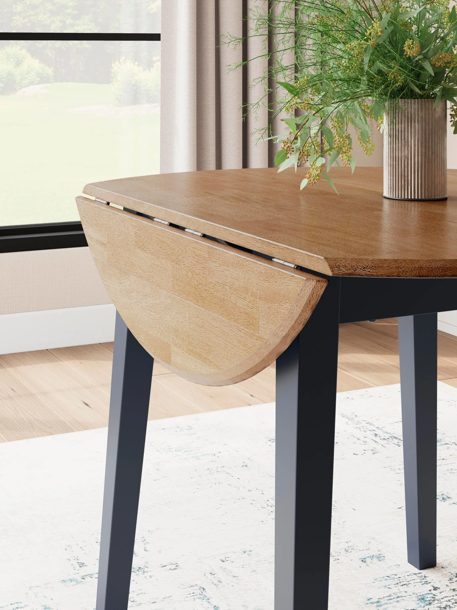 Gesthaven - Round Dining Room Drop Leaf Table - Image 20