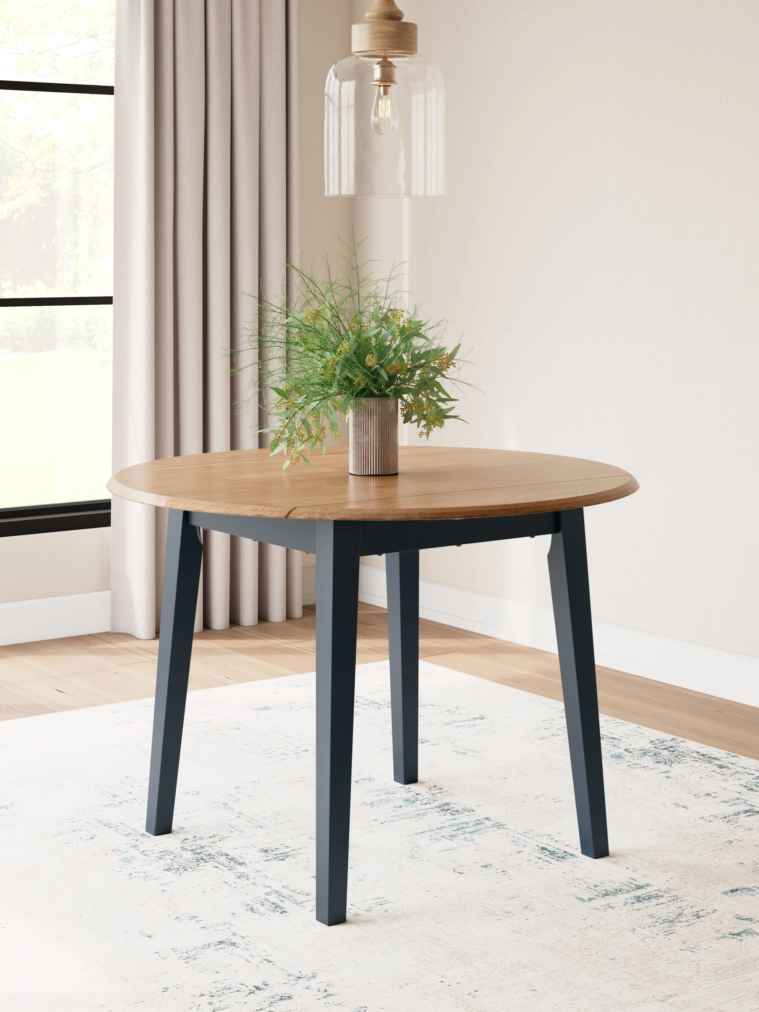 Gesthaven - Round Dining Room Drop Leaf Table - Image 23