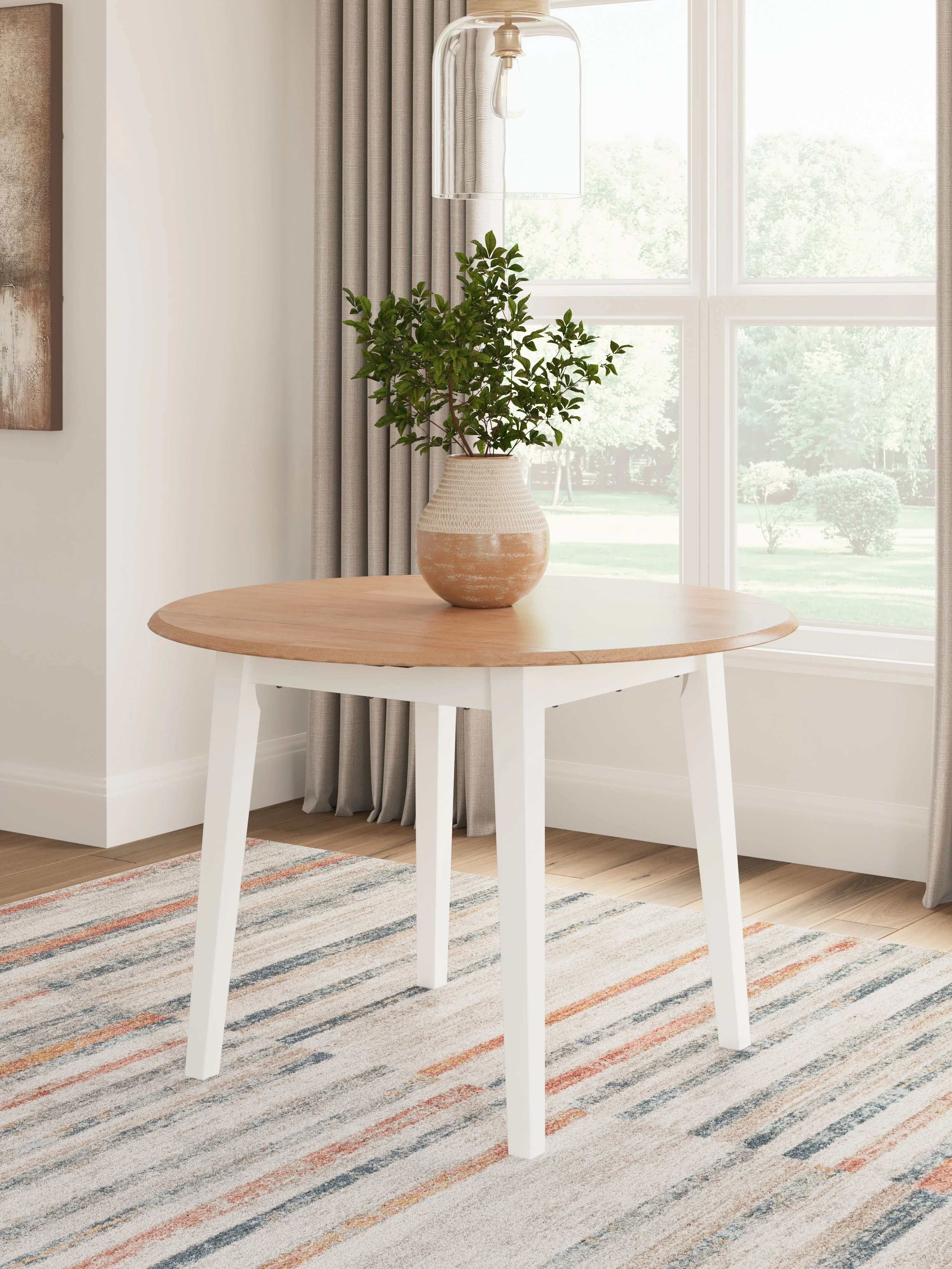 Gesthaven - Round Dining Room Drop Leaf Table - Image 5