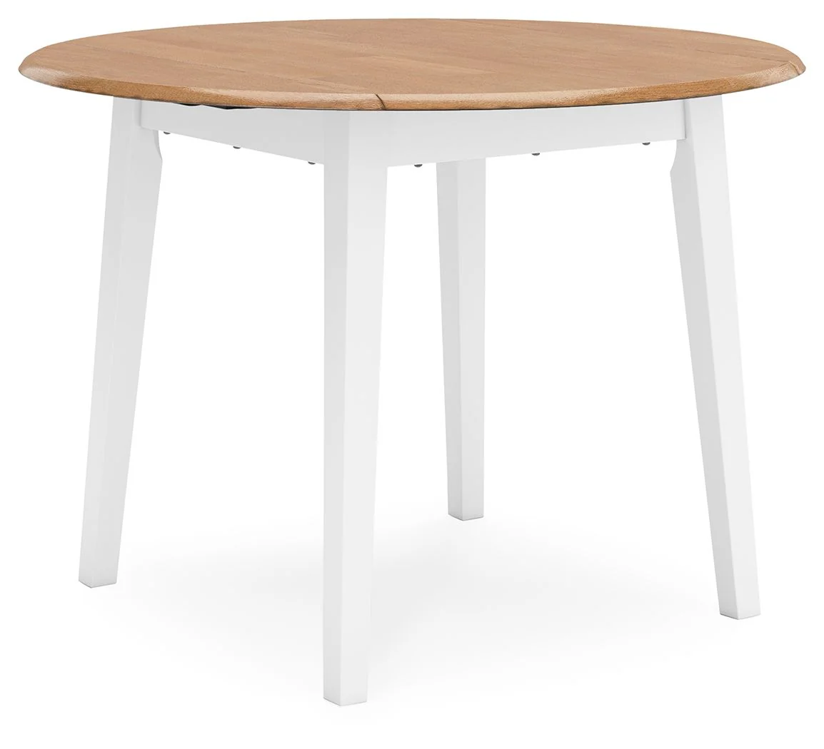 Gesthaven - Round Dining Room Drop Leaf Table Set - Image 14