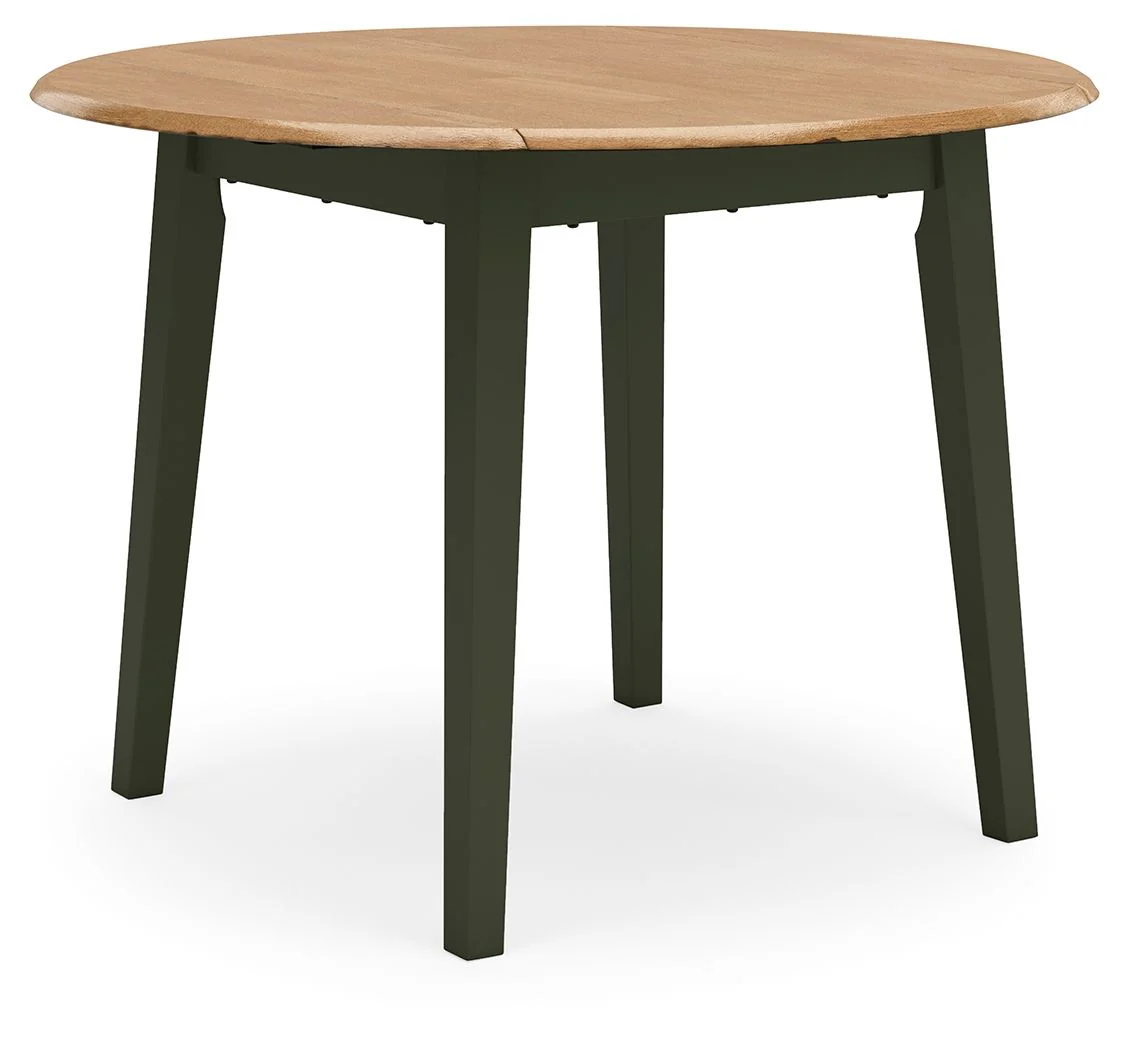 Gesthaven - Round Dining Room Drop Leaf Table Set - Image 15