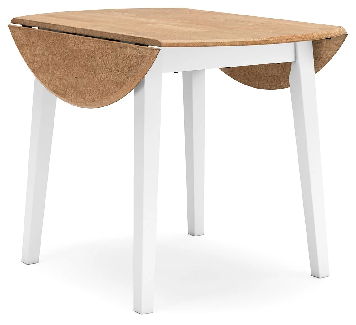 Gesthaven - Round Dining Room Drop Leaf Table Set - Image 6
