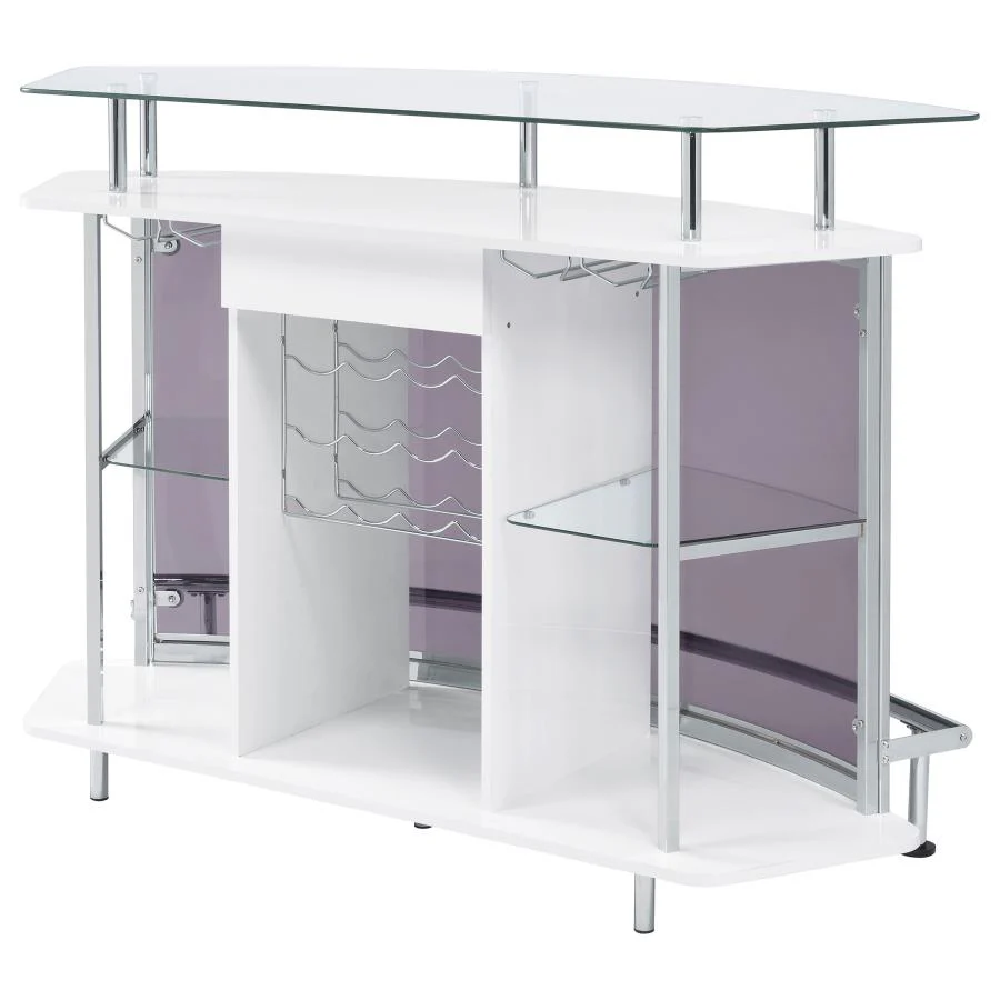 Gideon - Curved Glass Top Home Cabinet - Image 6