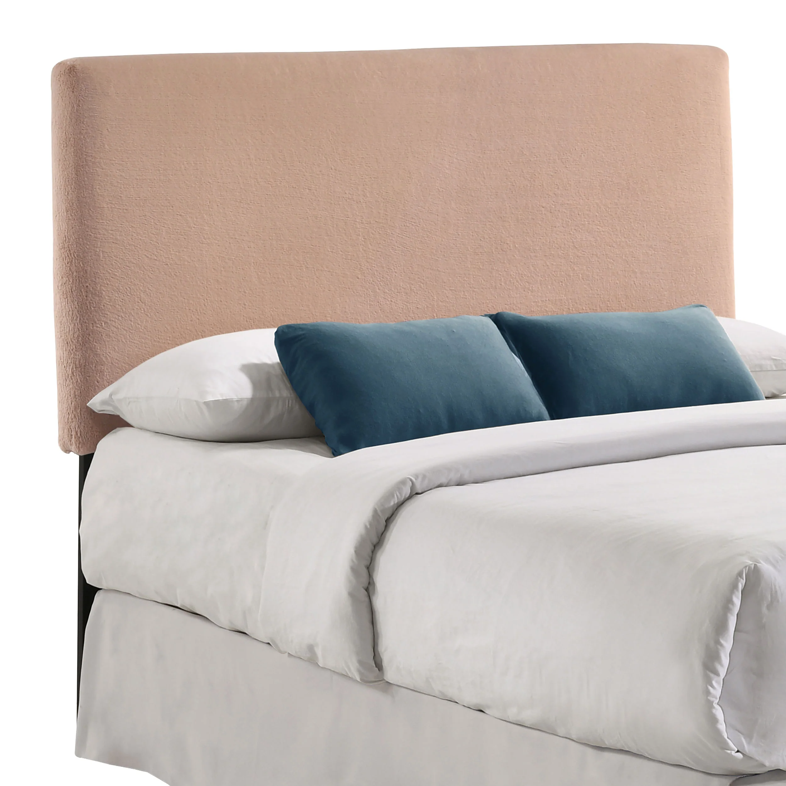 Gigi Upholstered Queen or Full Panel Headboard Blush - Image 8