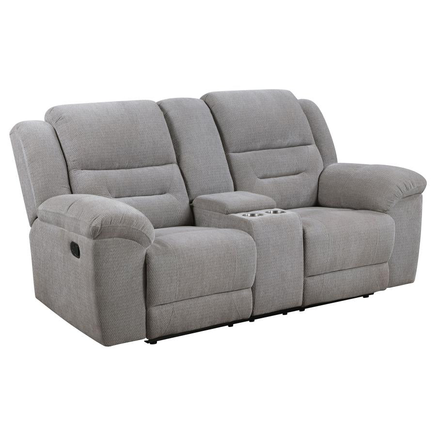 Gilson - Chenille Upholstered Sofa Set - Image 15